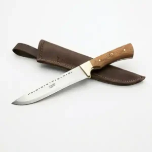 Нож светла дръжка гравиран